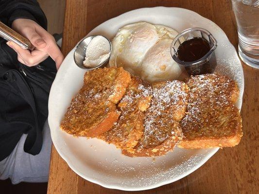 French Toast Plate with side of 1 Egg Any Style