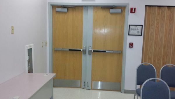 Commercial Wood Fire Doors Installation