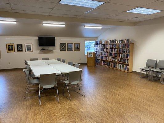 Expanded library room