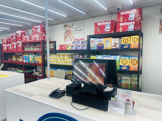 View of the register upon walking in