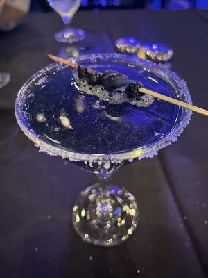 Blueberry martini