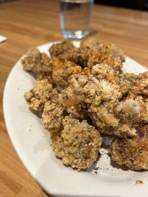 Popcorn chicken appetizer