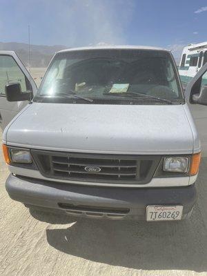 Van at Burning Man