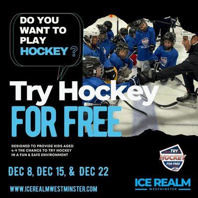 Try Hockey for Free