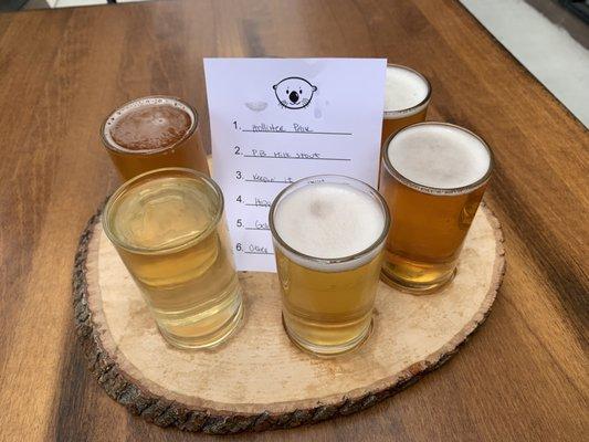 Beer flight