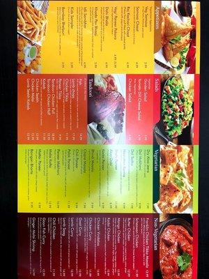 Restaurant Menu