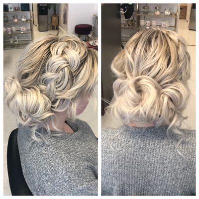 Bridal updo