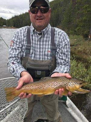 When the trout are as fat as you are...you know its going to be a good day with Sunrise