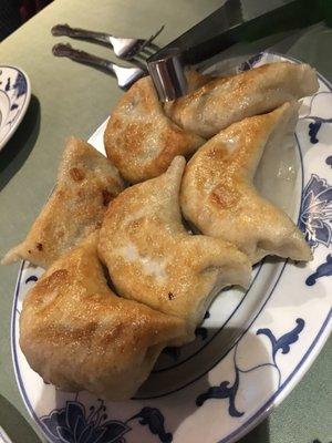 Fried pork dumplings