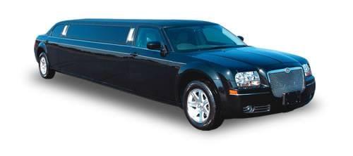 BLACK CHRYSLER 300 LIMO (8-10 PAX)