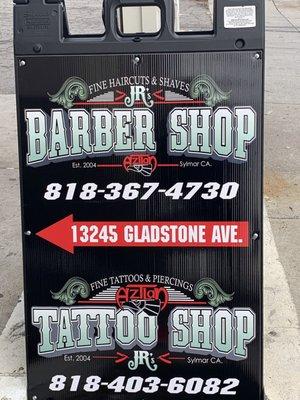 Relocated here's the new address to the Barber Shop 13245 Gladstone Ave. Sylmar, CA 91342