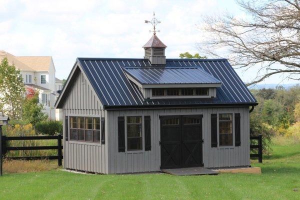 Garden Elite with Standing Seam Metal Roof & Transom Dormer