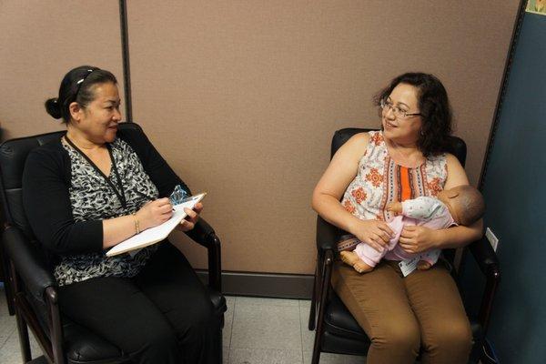 Breastfeeding Clinic on Tuesdays 10:00am- 11:30am with a board certified lactation consultant