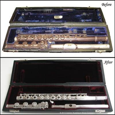 Professional, in-house flute maintenance and repair.