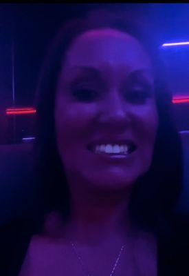 As you can see there is some serious glowing that comes from my teeth under the lights at my work.