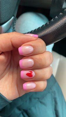 Valentine Day inspired nails