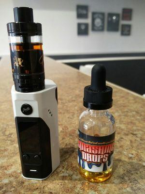 RX200 and Smashing drops.  Killer combination from recommendations of the whole staff