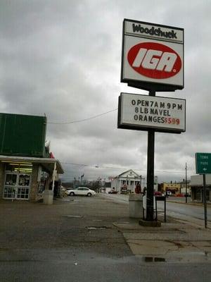 "Woodchuck IGA"