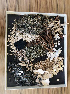 Herbal brew ingredients