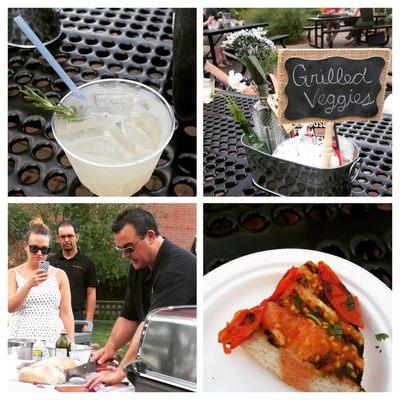 Cooking class on the roof