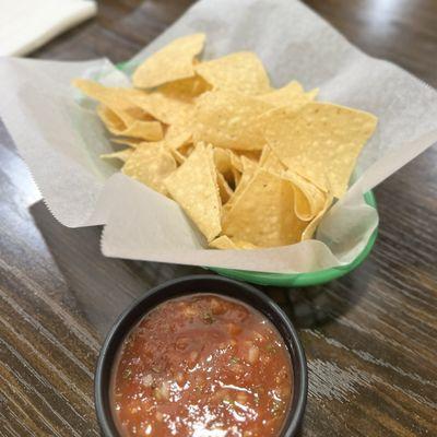 Chips & Salsa served while dining in