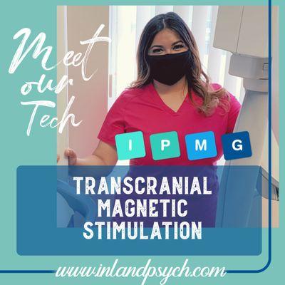 Transcranial Magnetic Stimulation is an FDA Approved Treatment for Medication Resistant Depression. Offered at our Eastvale Location.