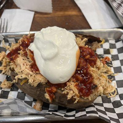 Loaded potato with chicken