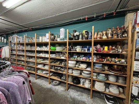 Home goods galore in the basement!