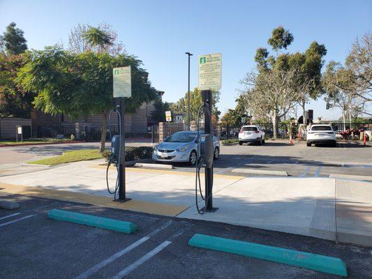 2 EV charging stations