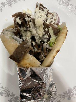 Lamb Gyro Wrap