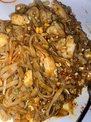 Shrimp pad Thai