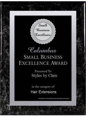 2015 and 2016 winner of Best of Columbus in Hair Extensions