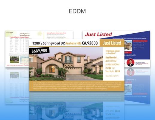 Need to target a residential area of your choice? Our 6x11 postcard EEDMs will help market your target audience!