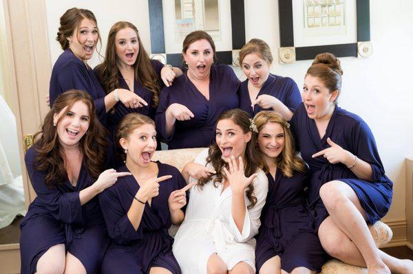 Beautiful bridal party  Hairbyandreanyack.com