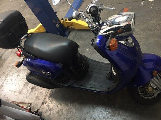 We even work on Scooters.