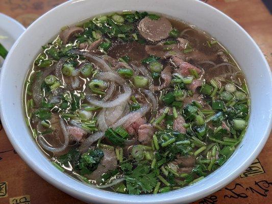 P6 - steak and meatball pho