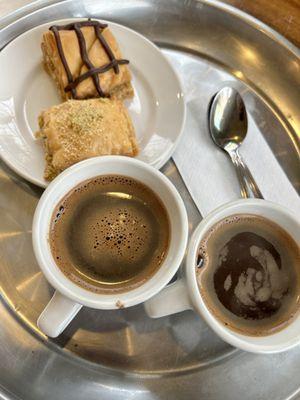 Coffee and Baklava