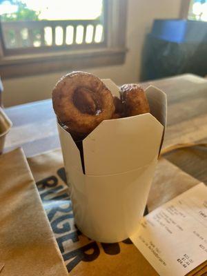 Amazing onion rings!