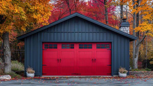 Red Line Garage Door