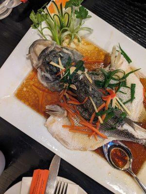 Cantonese style steamed fish