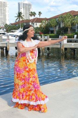 Marie Theresa is a Polynesian dancer for any party taking you on a Trip to Polynesia