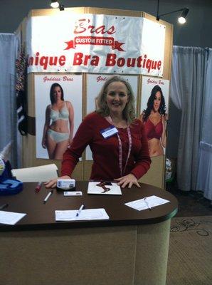 Owner Debra DeVries doing a Women's Expo in Grand Rapids 2016!