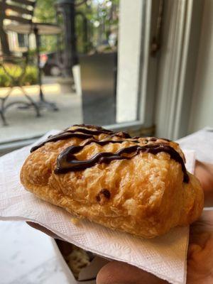 The chocolate croissant