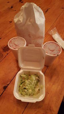 15.92 salsa guac and chips