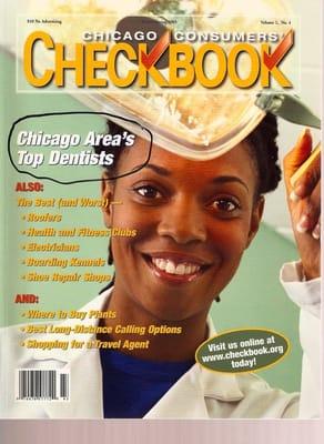 DR. TILDEN FEATURED IN "CHECKBOOK"