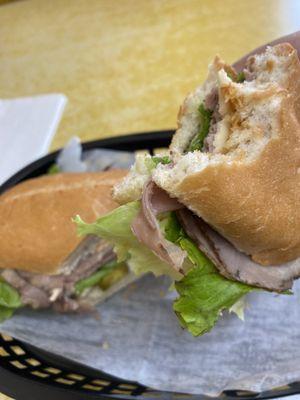 Roast beef sandwich