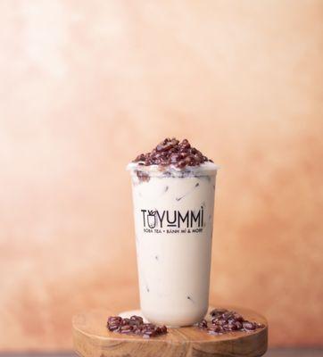 Red Bean Milk Tea