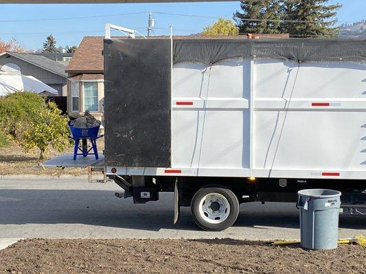 Trucks arrived on time and equipped to do the job