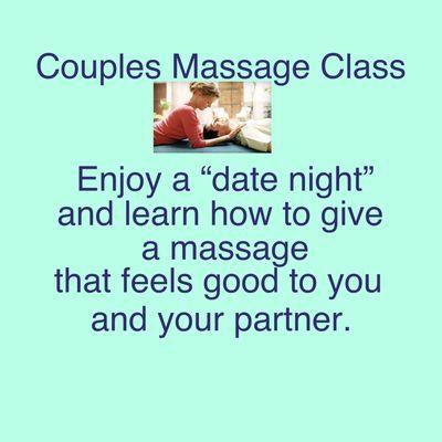 Couples Massage Classes