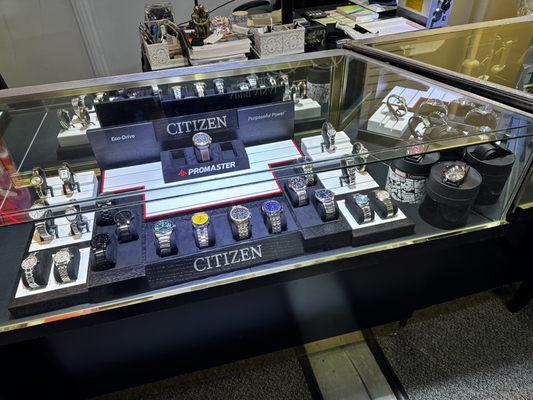 We are authorized dealer for Citizen watches.